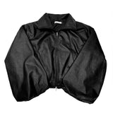 Mace Crop Leather Jumper