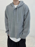 Two Button Warmer Hood Knit