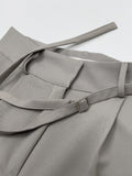 Davi Belted Wide Slacks
