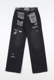 Gary dark black pants
