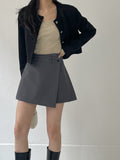 Tours Unbalanced Mini Skirt