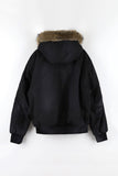 Raccoon Hood Bomber Padding Jumper