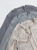 Naro V-Neck See-Through Blouse