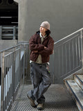 Salt Washed Cargo Denim