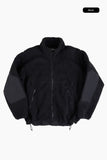 Porter boa fleece zip-up jacket