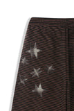 Star stripe fleece pants