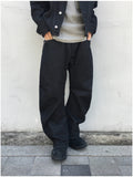 [SET] Aubert Non-Faded Curved Denim Pants