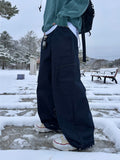 Capital Diagonal Zipper Raw Denim Pants