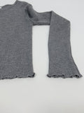 Ella Ribbed Frill Knit Cardigan