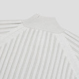 Sep Contrast Knitted Zip Up