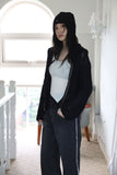 Hood Boucle Two-Way Zip-Up