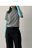 Annie Velvet Half T-Shirt