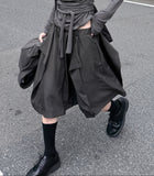 MULTI LAYER WRAP SKIRT