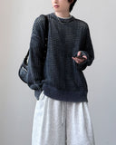Royal Pigment Mesh Knit