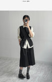 [Setup Available] Stitch Banding Long Skirt