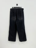 Liu Washed Maxi Black Jeans