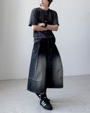 Upi Studded Bermuda Denim