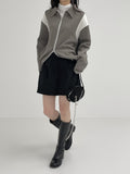 Cargo corduroy half-length pants