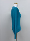 Aqua Tencel Long Sleeve T-Shirt