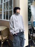 Pigment Ethnic Line Brushed Zip-Up