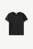 Lolly Color Matching Roll-up T-shirt