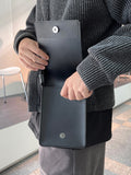 Field square mini leather bag