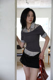 Peril Check Shirt Short Sleeve Tee