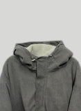 [Fleece Lining] Corduroy Dumble Hood Jumper