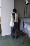 shirring wide pants