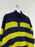 KL Stripe Button Knit