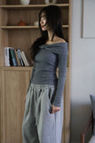Welldy brushed banding pants
