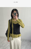 Ribbed sleeveless top