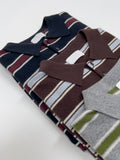 [unisex/wool 50%] Mentor Stripe Overfit Knit
