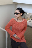 Lauren Unbalanced Long Knit
