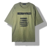Splash Lettering Short Sleeve Tee