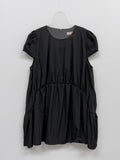 Rib Nylon Shirring Mini One Piece
