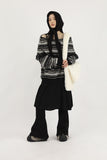 Oreo fringe off knit