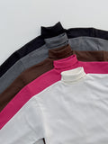 Turtleneck Overfit Brushed Sweatshirt