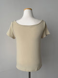 Jelly boat neck short sleeve t-shirt