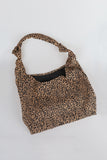 Leopard Hobo Shoulder Bag