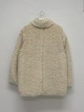 Puffy Shearling Overfit Half Coat