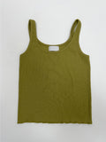 Wavy ribbed sleeveless