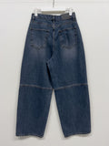 Jake Balloon Fit Wide Denim Pants