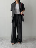 [Setup Available] Blan Two-Tuck Wide Slacks