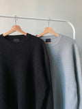 Side Zipper Round Knit