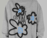 Spray brushed sweatshirt