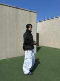 Cross high neck anorak JK