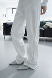 white snap denim