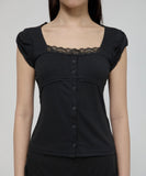 Lace Sleeve Top