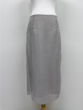 Crack Organza Layered Long Skirt
